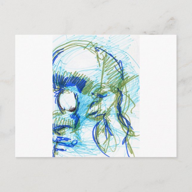 Carte Postale Cyclope et Troglodyti (Devant)