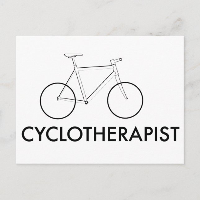 Carte Postale Cyclothérapeute (Devant)