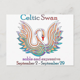 Carte Postale Cygne celtique