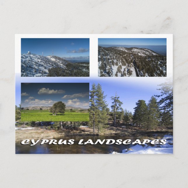 Carte Postale Cyprus landscapes postcard (Devant)