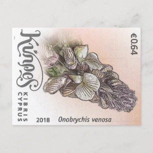 Carte Postale Cyprus nature stamp flower spring flowers