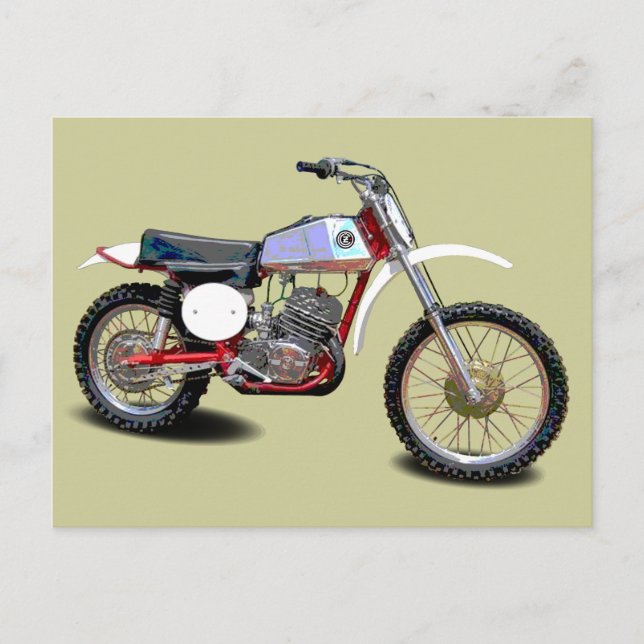 CARTE POSTALE CZ 400 COFFIN TANK. (Devant)