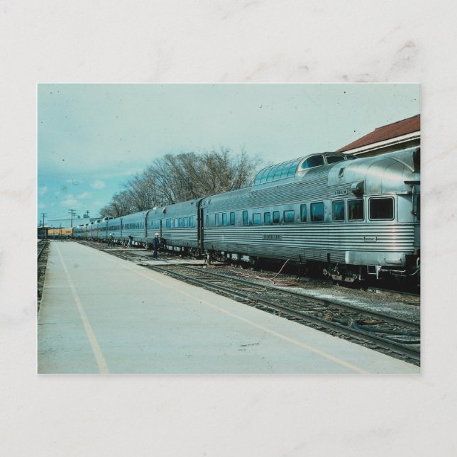 Carte Postale D&RGW "California Zephyr" avec observation "Silver (Devant)