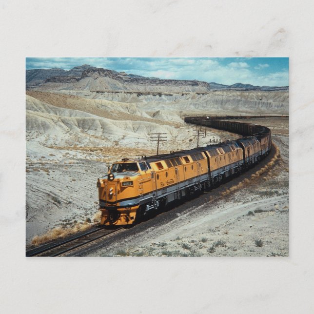 Carte Postale D&RGW Krauss Maffei (construction allemande) (Devant)