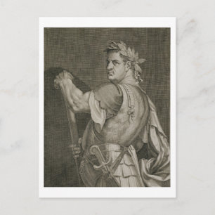 Carte Postale D. Titus Vespasian Empereur de Rome 79-81 AD engra