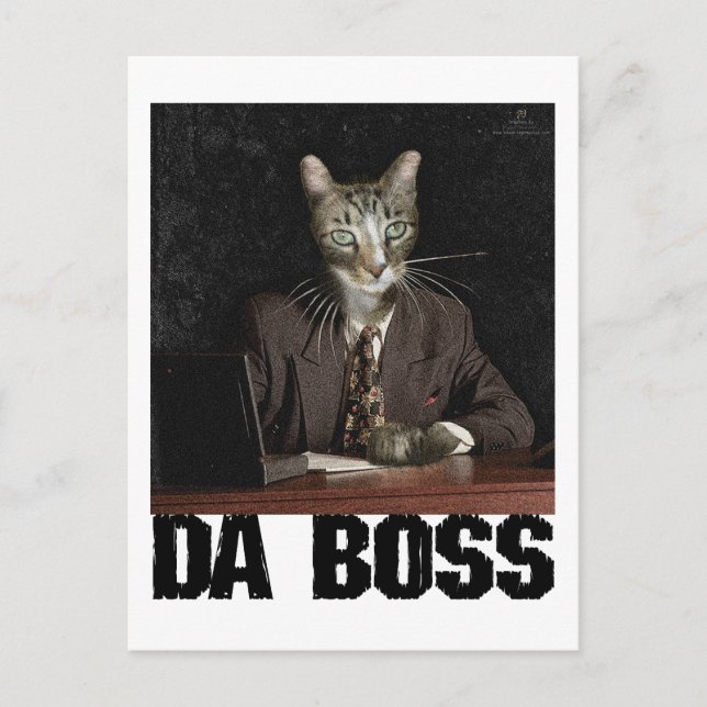 Carte postale Da Boss (Devant)