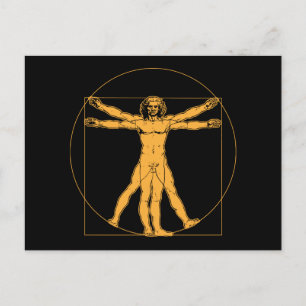 Carte postale Da Vinci Vitruvian