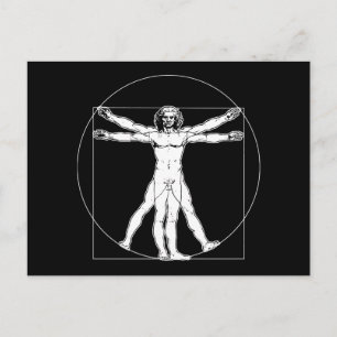 Carte postale Da Vinci Vitruvian