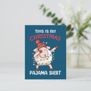 Carte Postale Dabbing Sheva C'Est Mon Pajama De Noël