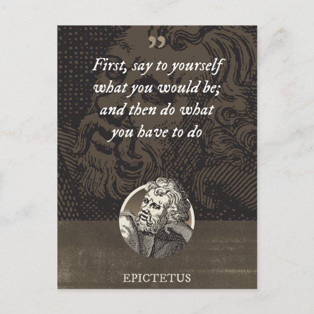 Carte Postale D'abord, dites-vous ce que vous seriez, puis (Devant)