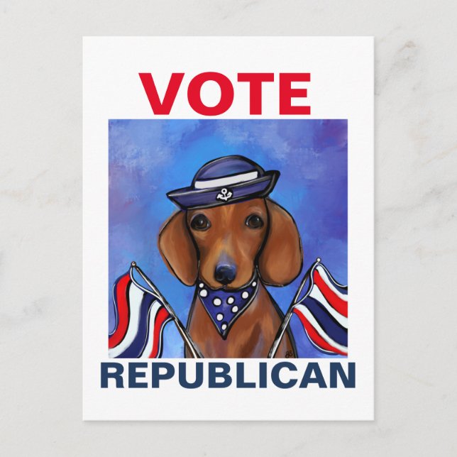 Carte Postale Dachshund   (Devant)