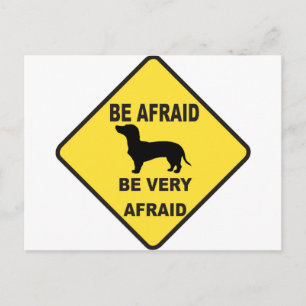 Carte Postale Dachshund Chien humoristique