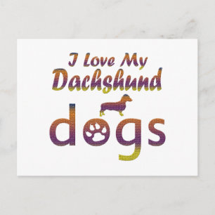 Carte Postale Dachshund designs