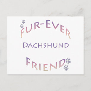 Carte Postale Dachshund Furever