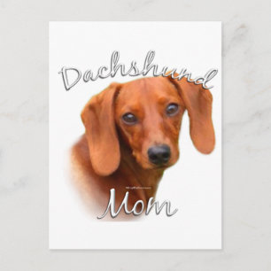 Carte Postale Dachshund Maman 2