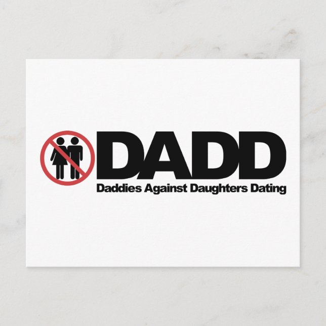 Carte Postale DADD Daddies Contre Les Filles En Rencontre (Devant)