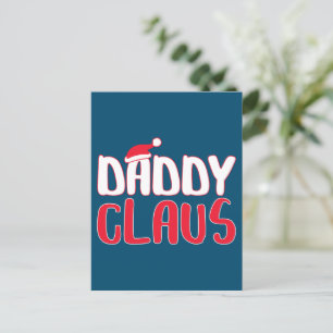 Carte Postale Daddy Claus Correspondant Père Noël Costume de Noë