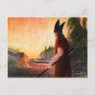 Carte postale d'adieu de Wotan