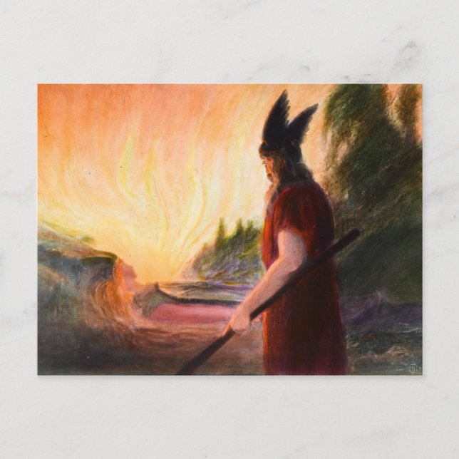 Carte postale d'adieu de Wotan (Devant)