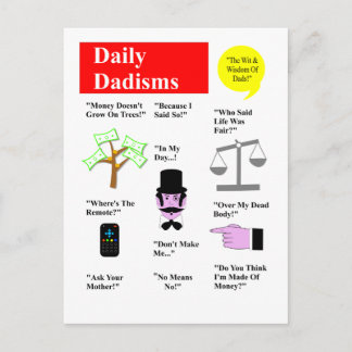 Carte postale Dadisms Quotidiens