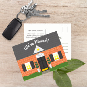 Carte postale d'adresse de façade de Chambre de