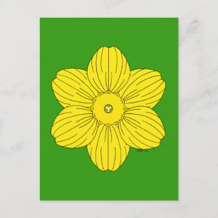 Carte Postale Daffodique héraldique