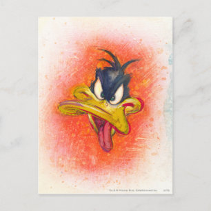 Carte Postale DAFFY DUCK™ en orange