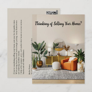 Carte postale d'agent immobilier   Vendre le march