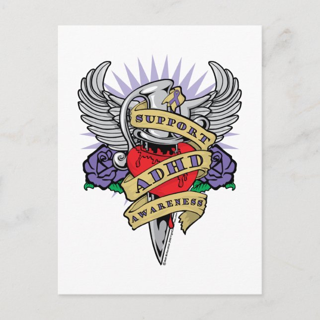 Carte Postale Dagger ADHD (Devant)
