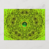 DAHLIA VERT ET EMERALD GEMSTONE Floral