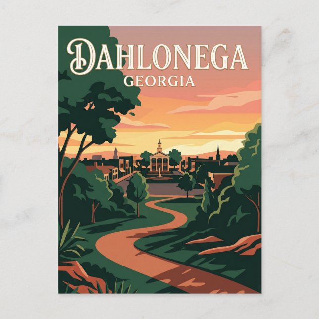 Carte Postale Dahlonega États-Unis (Devant)