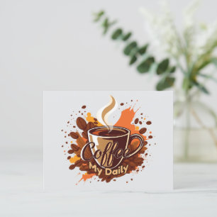 Carte Postale Daily Coffee Ritual