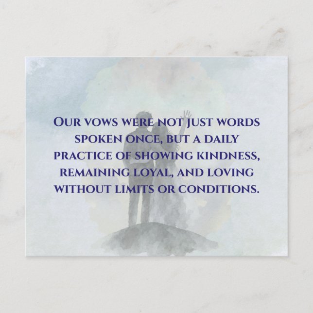 Carte Postale Daily Journey Marriage Quote Postcard (Devant)