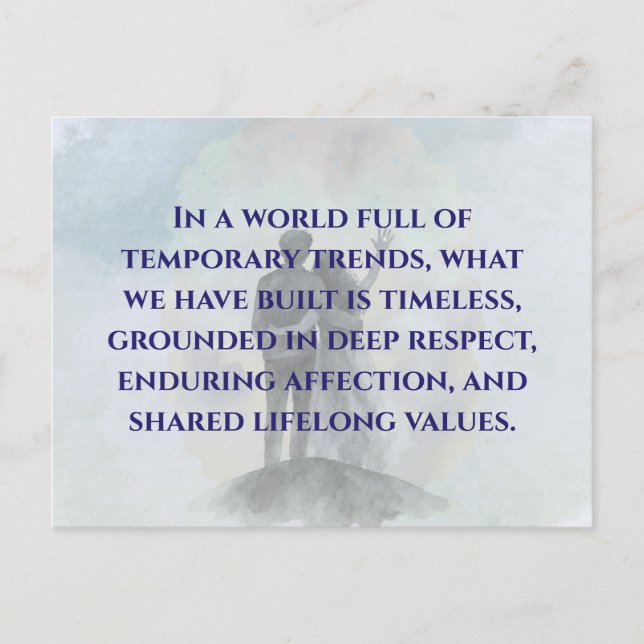 Carte Postale Daily Journey Marriage Quote Postcard (Devant)