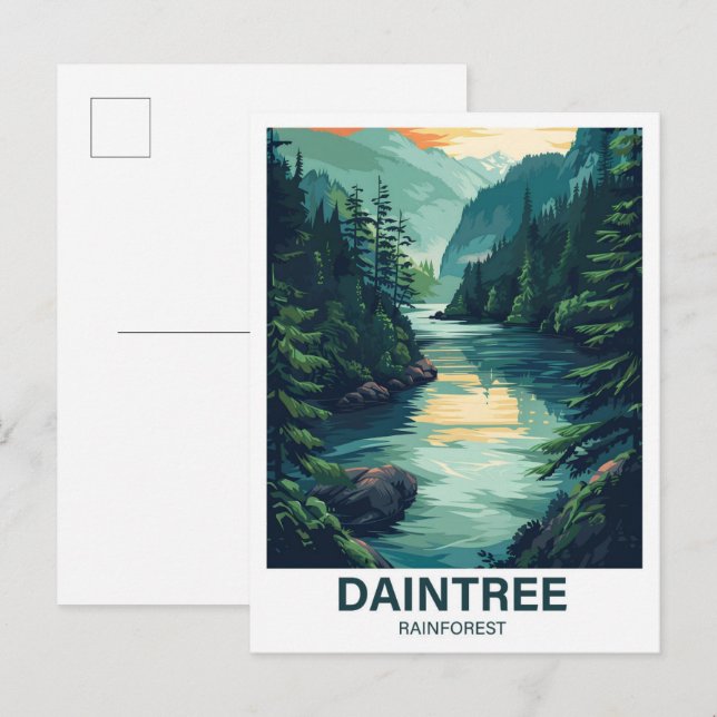 Carte Postale Daintree Rainforest Queensland Australie Voyage (Devant / Derrière)