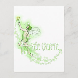 Carte Postale Dainty Absinthe La Fee Verte I