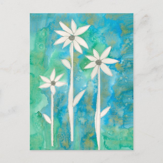 Carte Postale Dainty Daisies I (Devant)