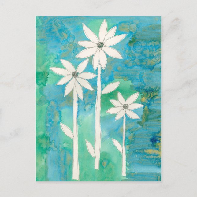 Carte Postale Dainty Daisies II (Devant)