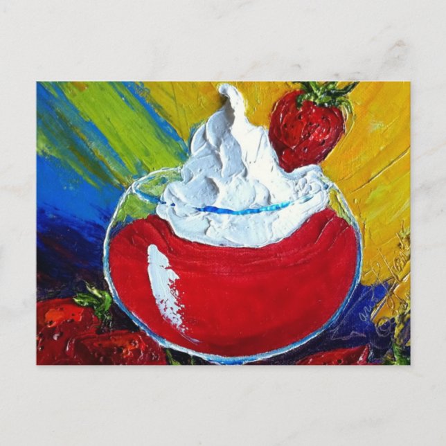 Carte Postale Daiquiri aux fraises (Devant)