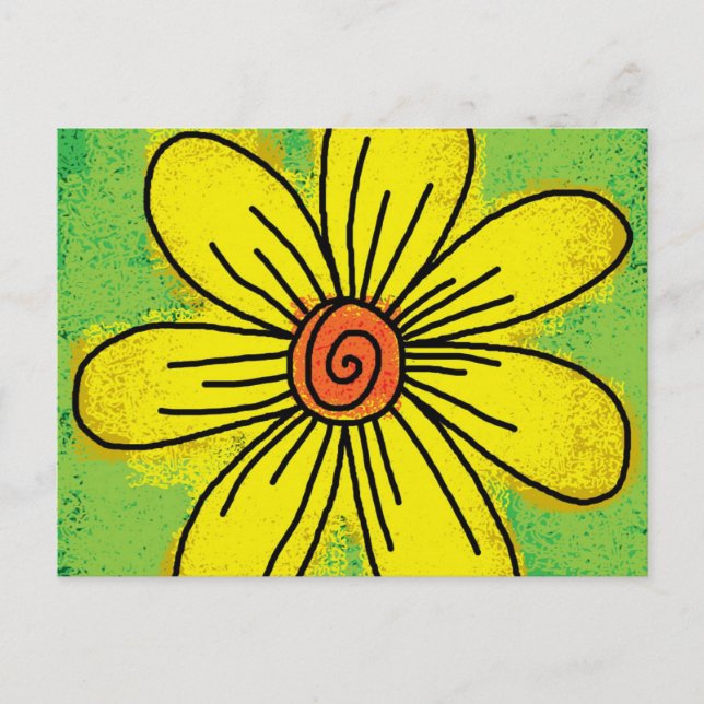 CARTE POSTALE DAISY ART POSTCARD (Devant)