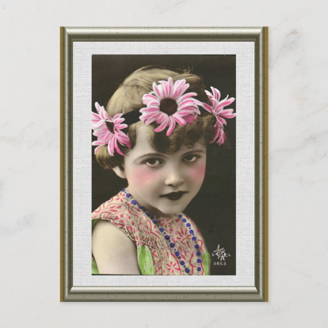 Carte Postale Daisy Girl (Devant)