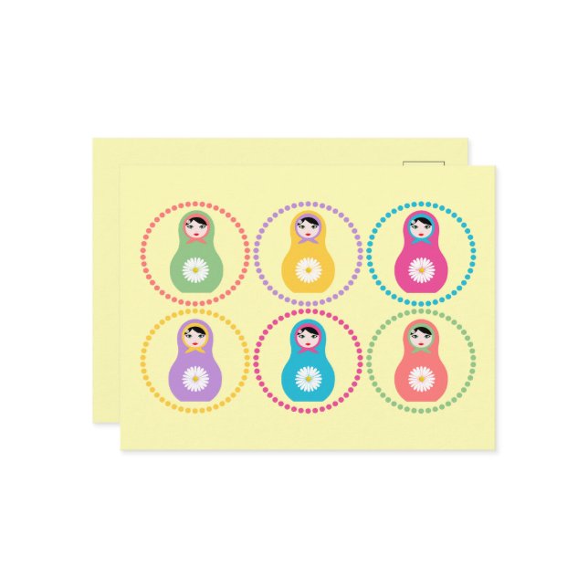 Carte Postale Daisyflower Missydoll (Devant/Arrière en situation)