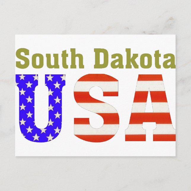 Carte Postale Dakota du Sud USA ! (Devant)