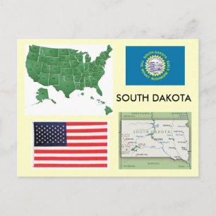 Carte Postale Dakota du Sud, USA
