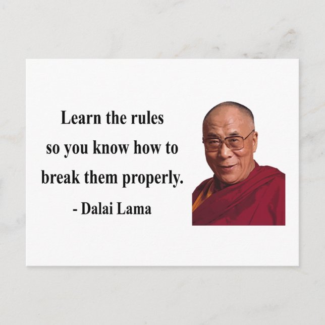 Carte Postale dalai lama quote 2b (Devant)