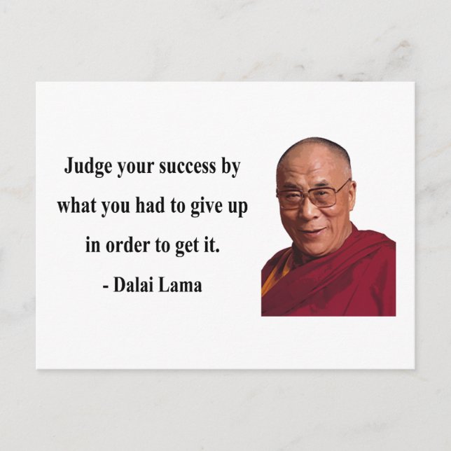Carte Postale dalai lama quote 7b (Devant)