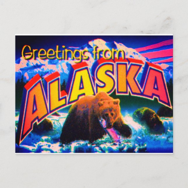Carte postale d'Alaska (Devant)