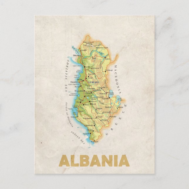 CARTE POSTALE D'ALBANIE ♥ (Devant)