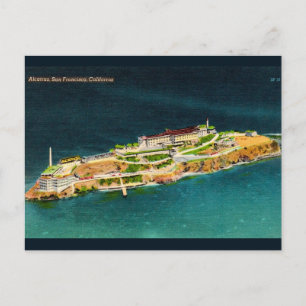 Carte postale d'Alcatraz San Francisco