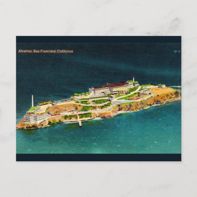 Carte postale d'Alcatraz San Francisco (Devant)